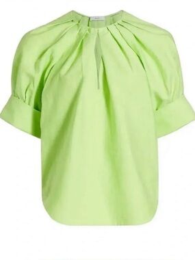 A.L.C. NWT $295 Green Kick Carey Top